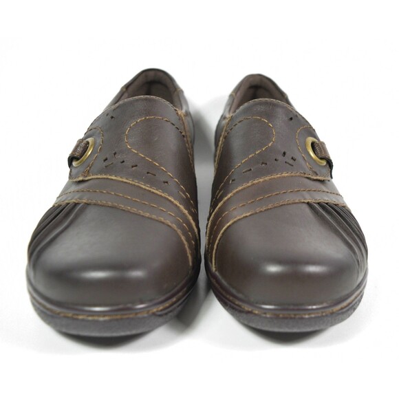 Earth Origins Brown Leather Glendale Gabriella Comfort Shoes Sz 9 M - Picture 3 of 11